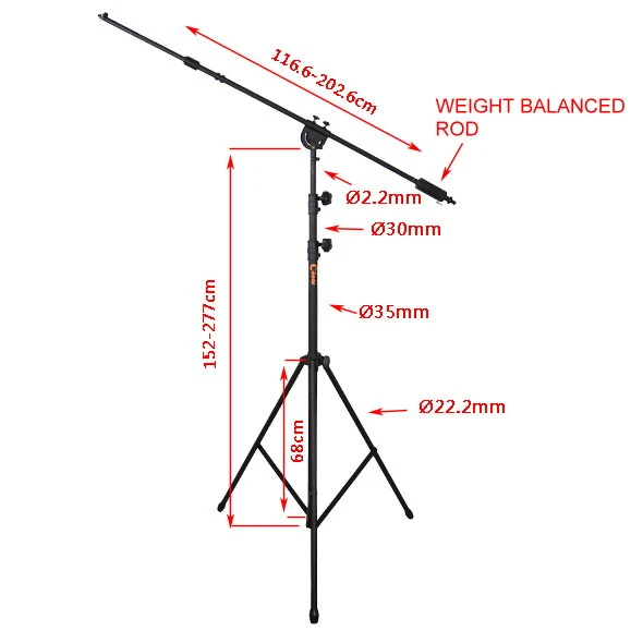 Tripod Boom Mic Stand